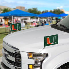 Fanmats Miami Hurricanes Ambassador Flags Fanmats