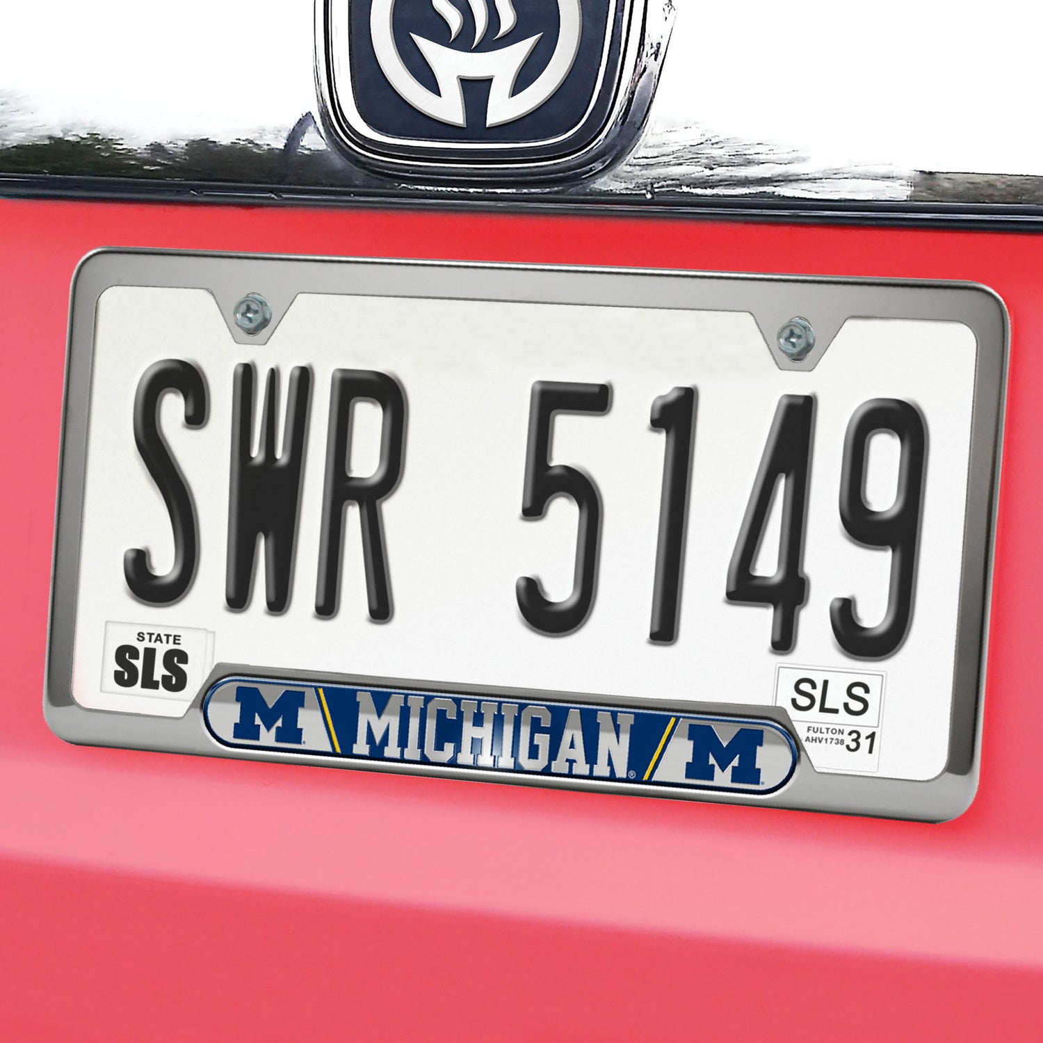 Fanmats Michigan Wovlerines Embossed License Plate Frame