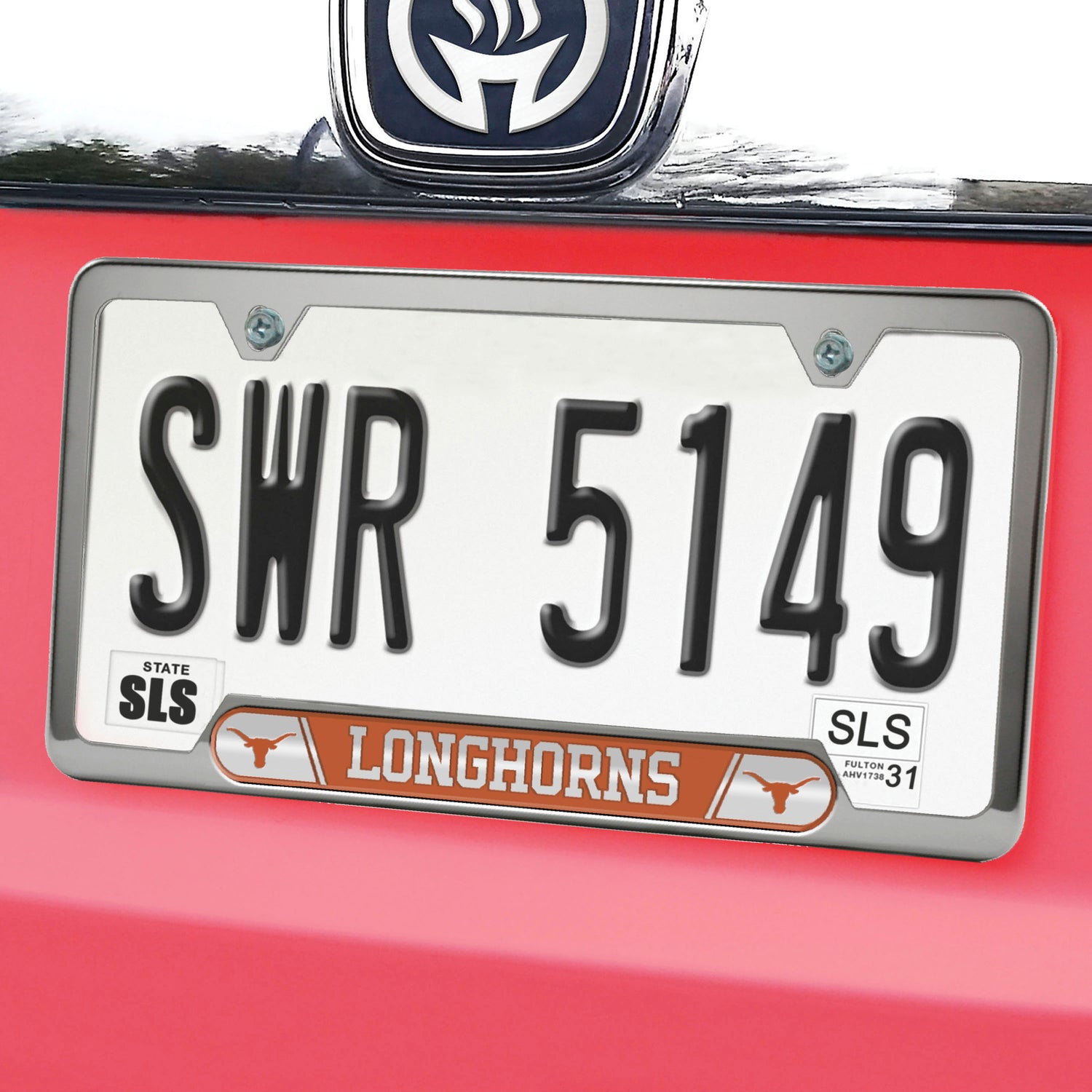 Fanmats Texas Longhorns Embossed License Plate Frame