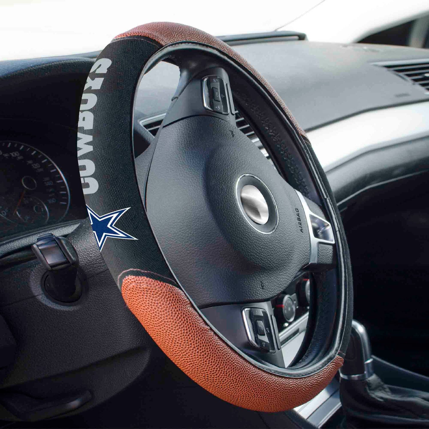 Fanmats Dallas Cowboys Sports Grip Steering Wheel Cover