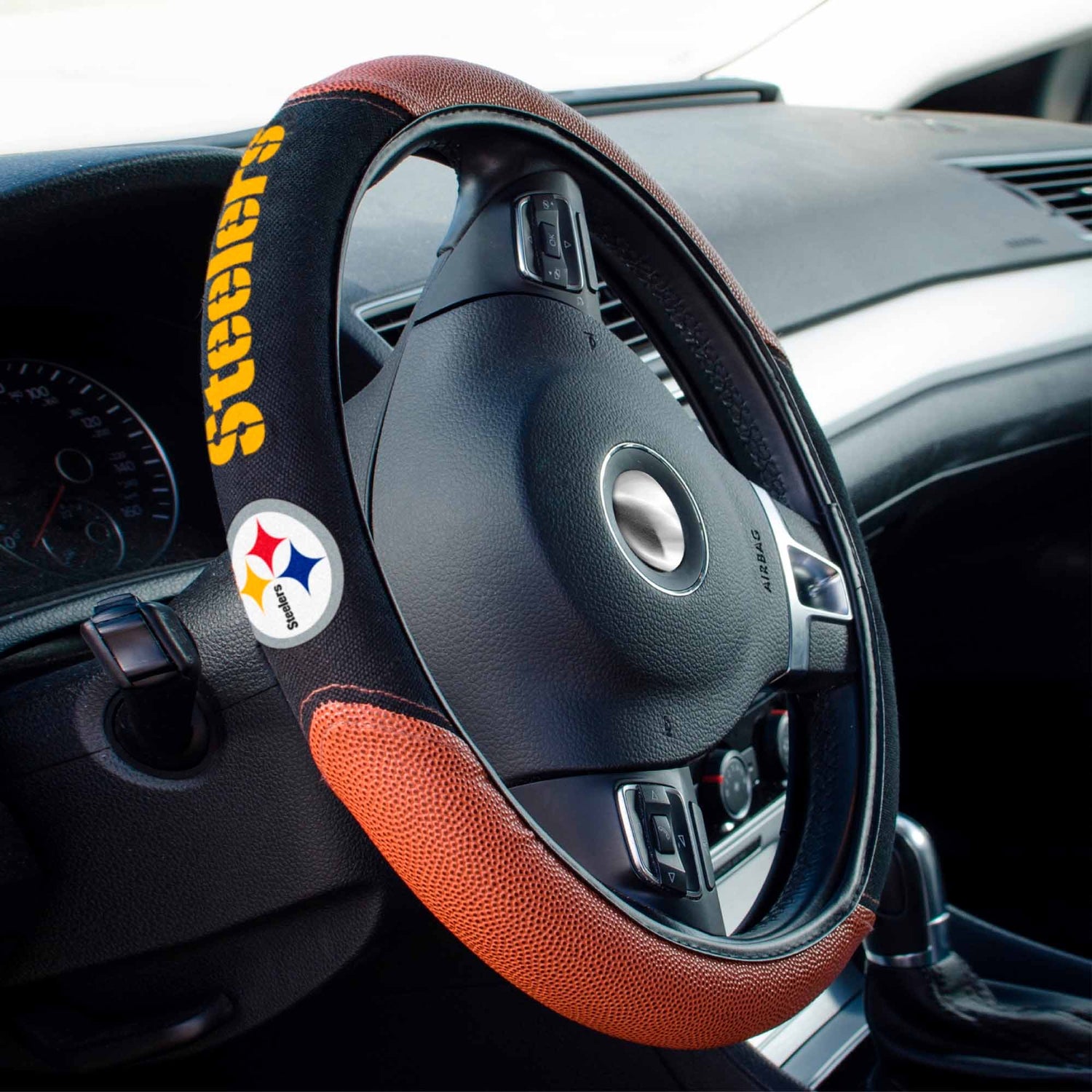 Fanmats Pittsburgh Steelers Sports Grip Steering Wheel Cover