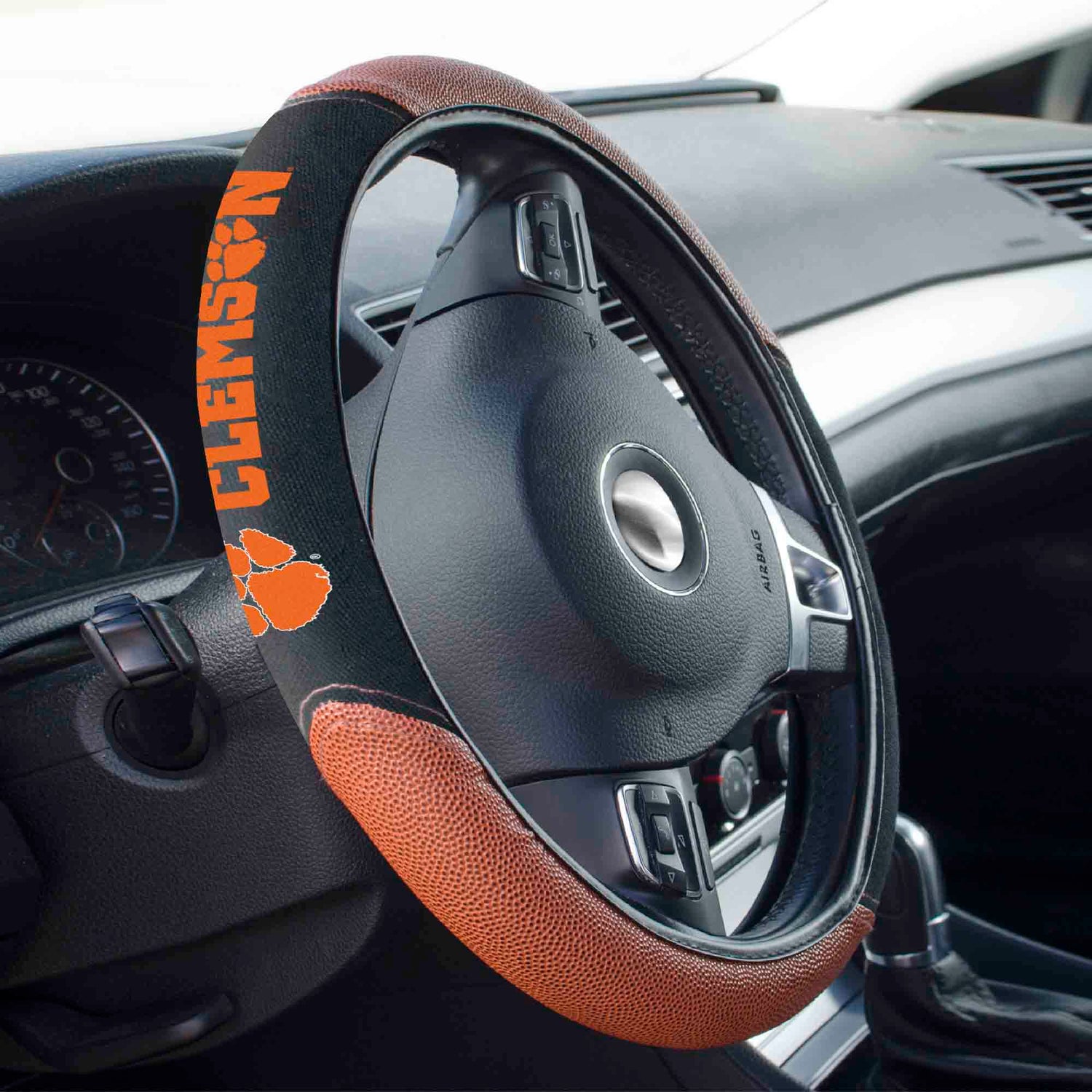 Fanmats Clemson Tigers Sports Grip Steering Wheel Cover Fanmats