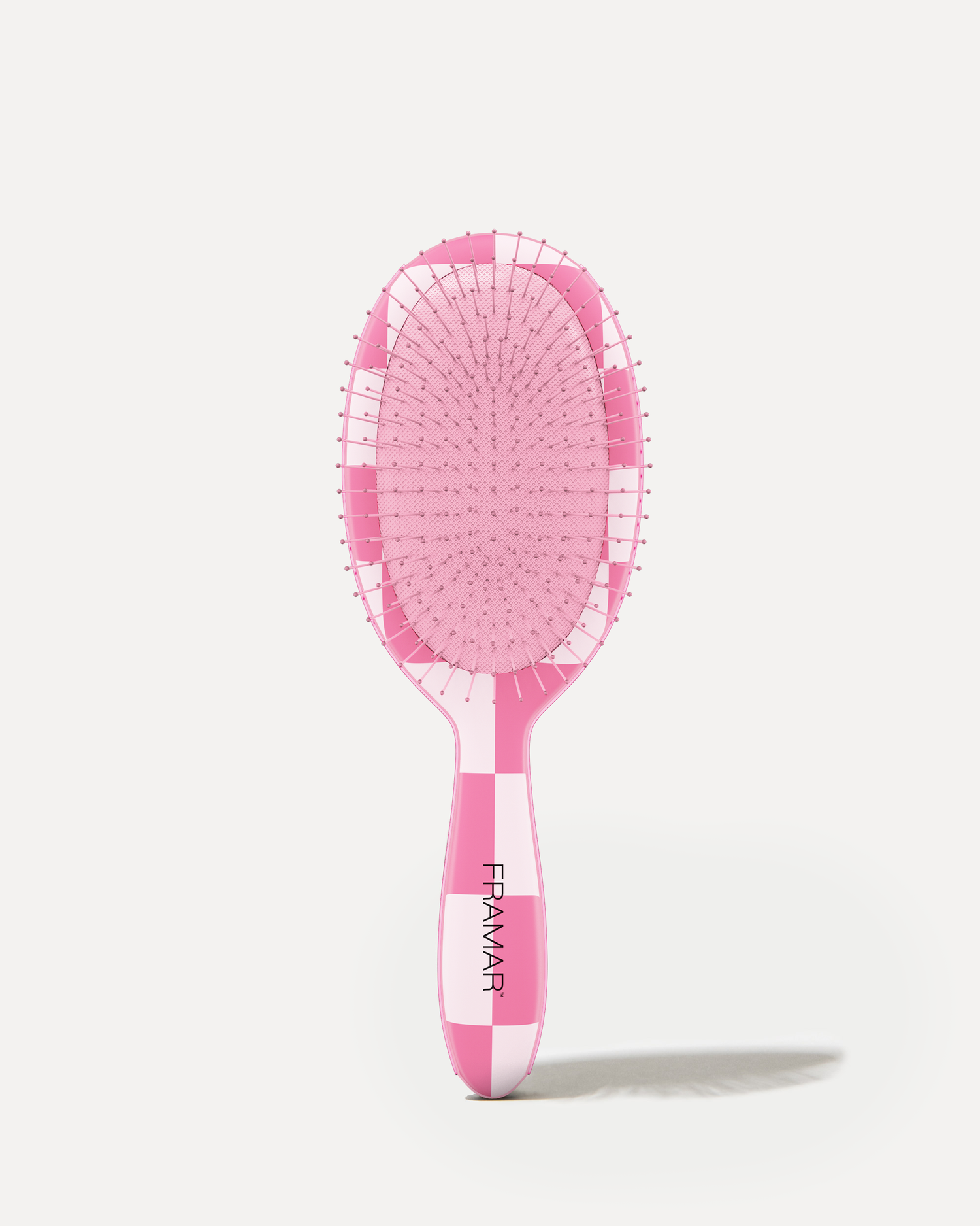 Framar Checked Out Detangle Brush - Pink