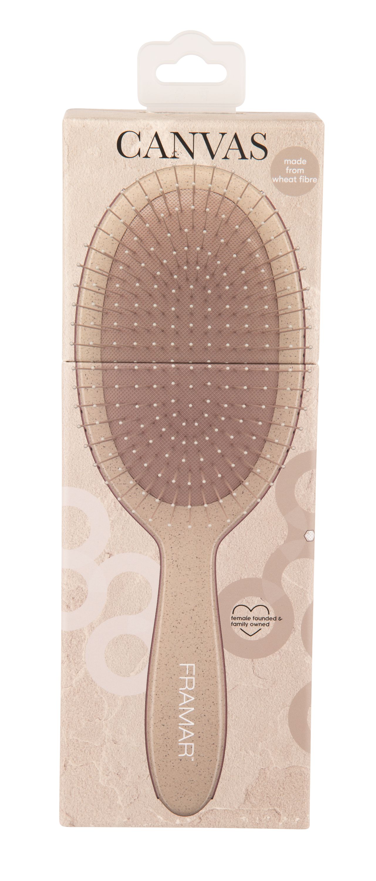 Framar Terra Wheat Fibre Detangle Brush Canvas Framar