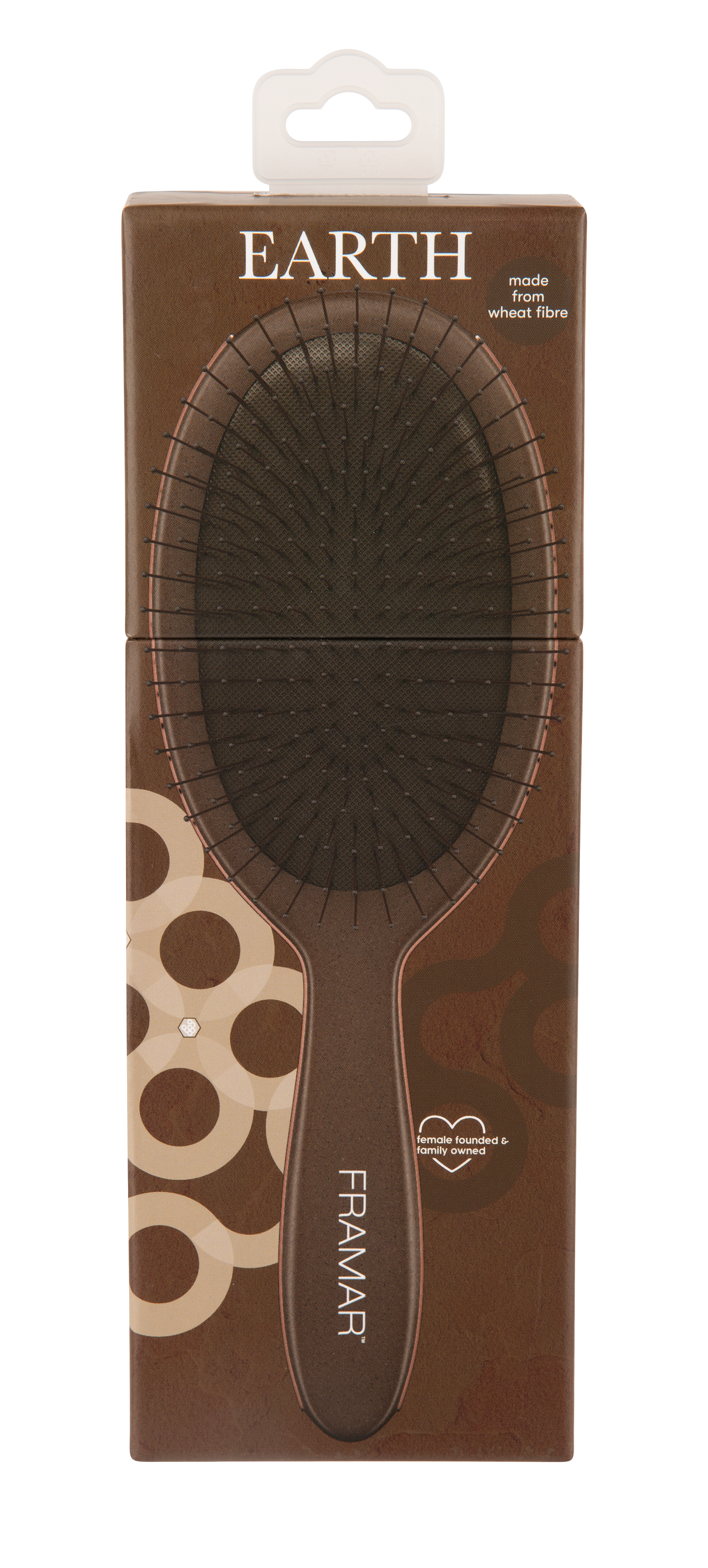 Framar Terra Wheat Fibre Detangle Brush Earth Framar