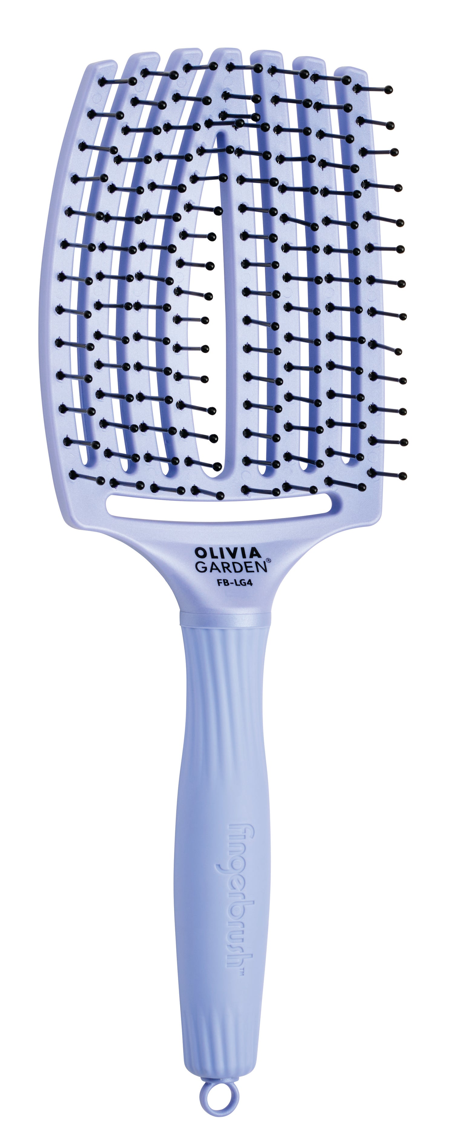 Olivia Garden Fingerbrush Arctic Frost Large - Light Blue