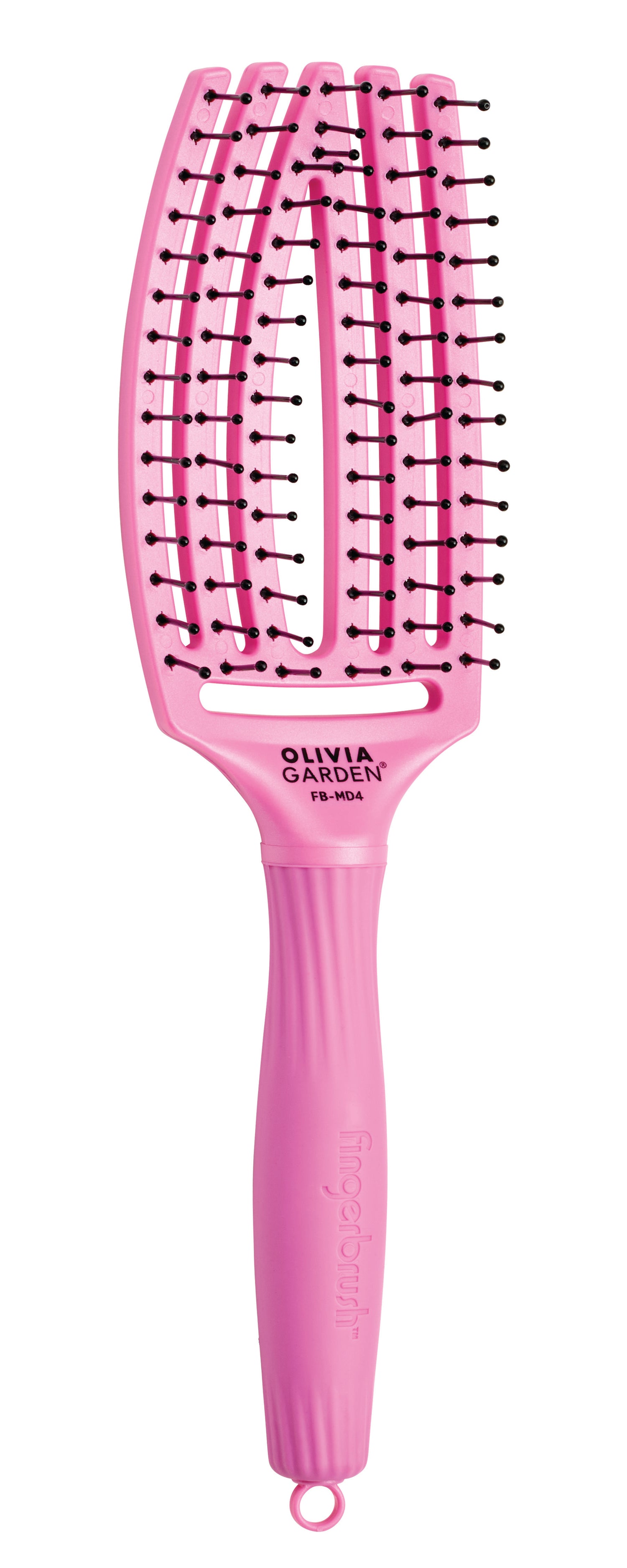 Olivia Garden Fingerbrush Arctic Frost Medium - Pink