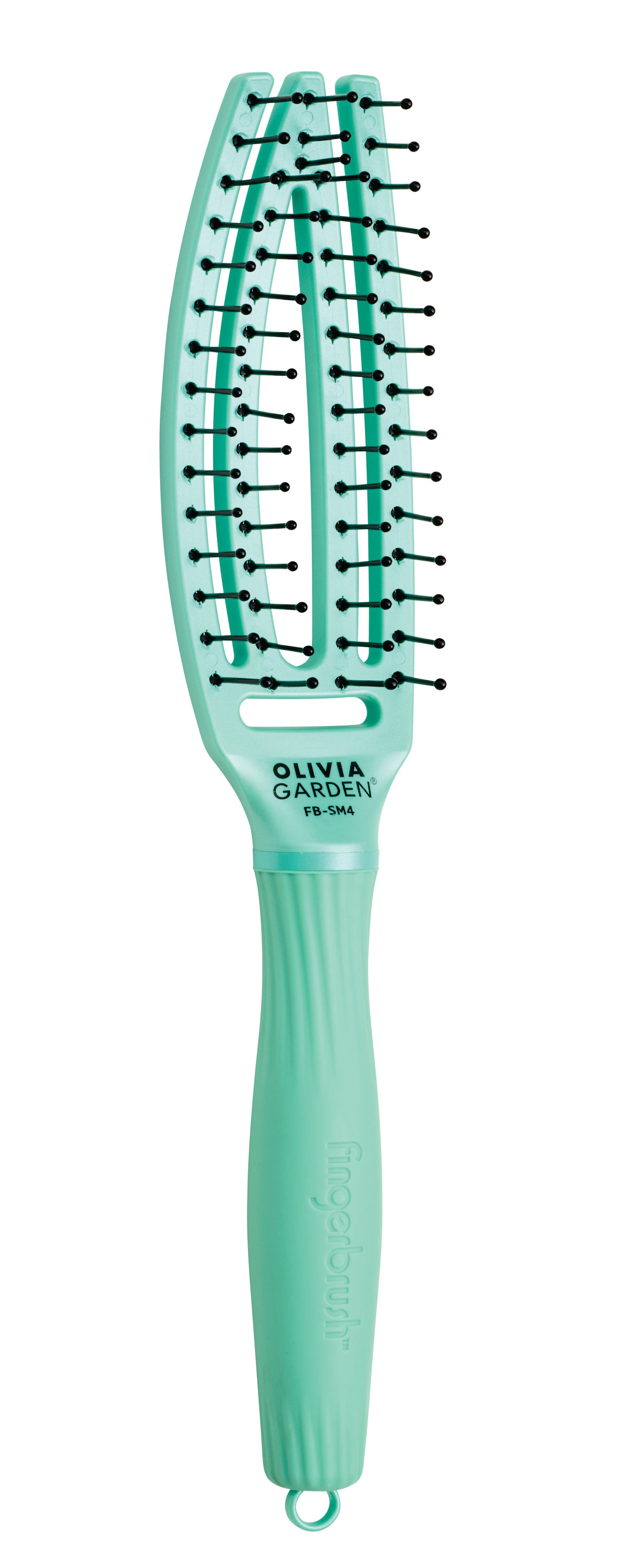 Olivia Garden Fingerbrush Arctic Frost Small - Mint Green