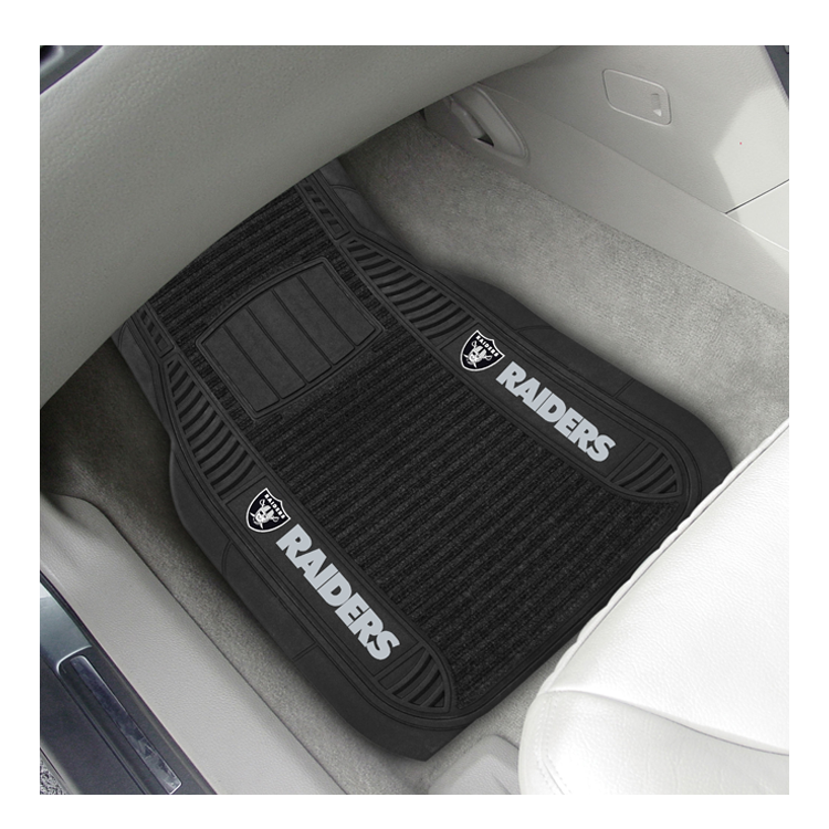 Fanmats Las Vegas Raiders 2pc Deluxe Car Mat Set