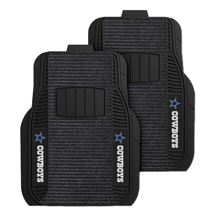 Fanmats Dallas Cowboys 2pc Deluxe Car Mat Set