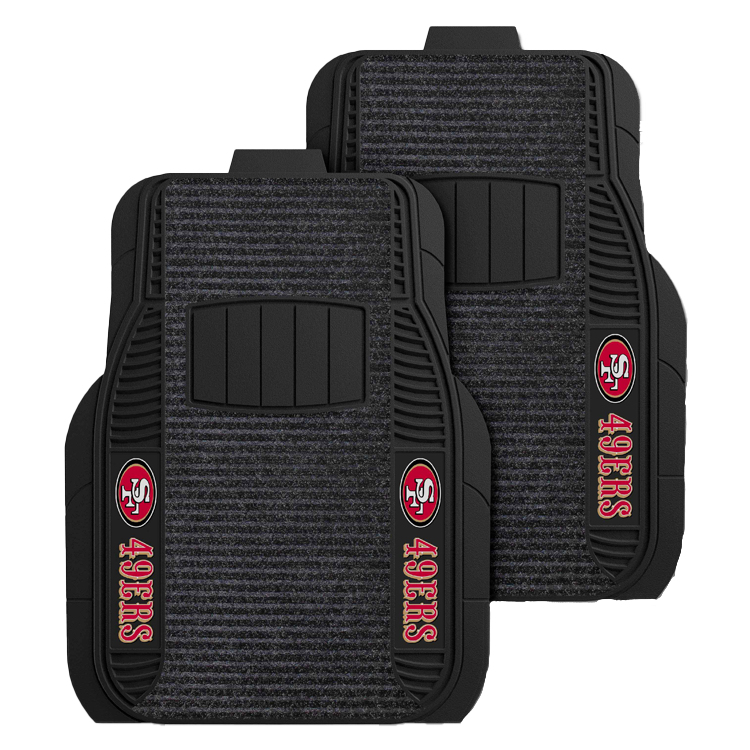 Fanmats San Francisco 49ers 2pc Deluxe Car Mat Set