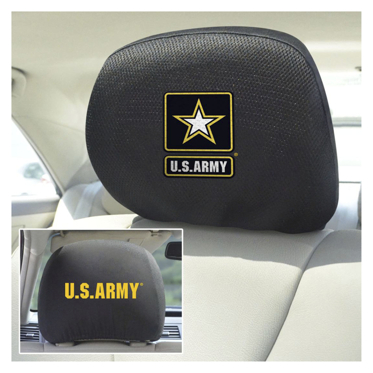 Fanmats U.S. Army Headrest Cover Set2PC