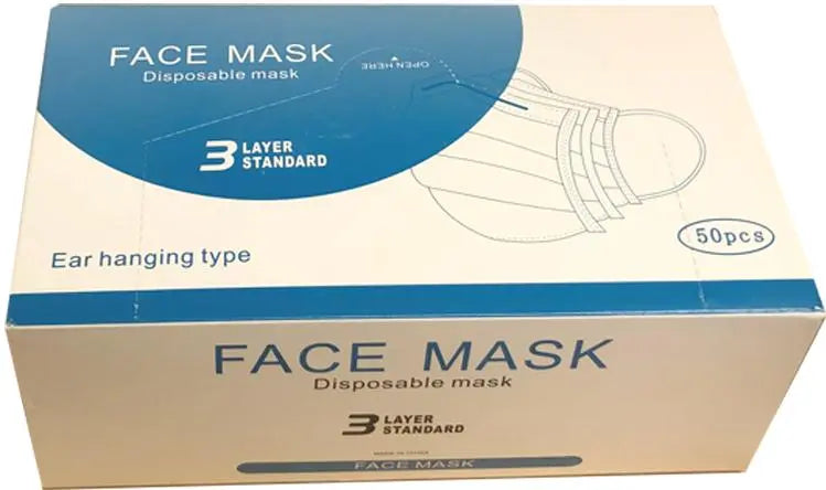 Face Mask 3-Ply 50 Pack Non-Medical Grade PinkPro Beauty Supply