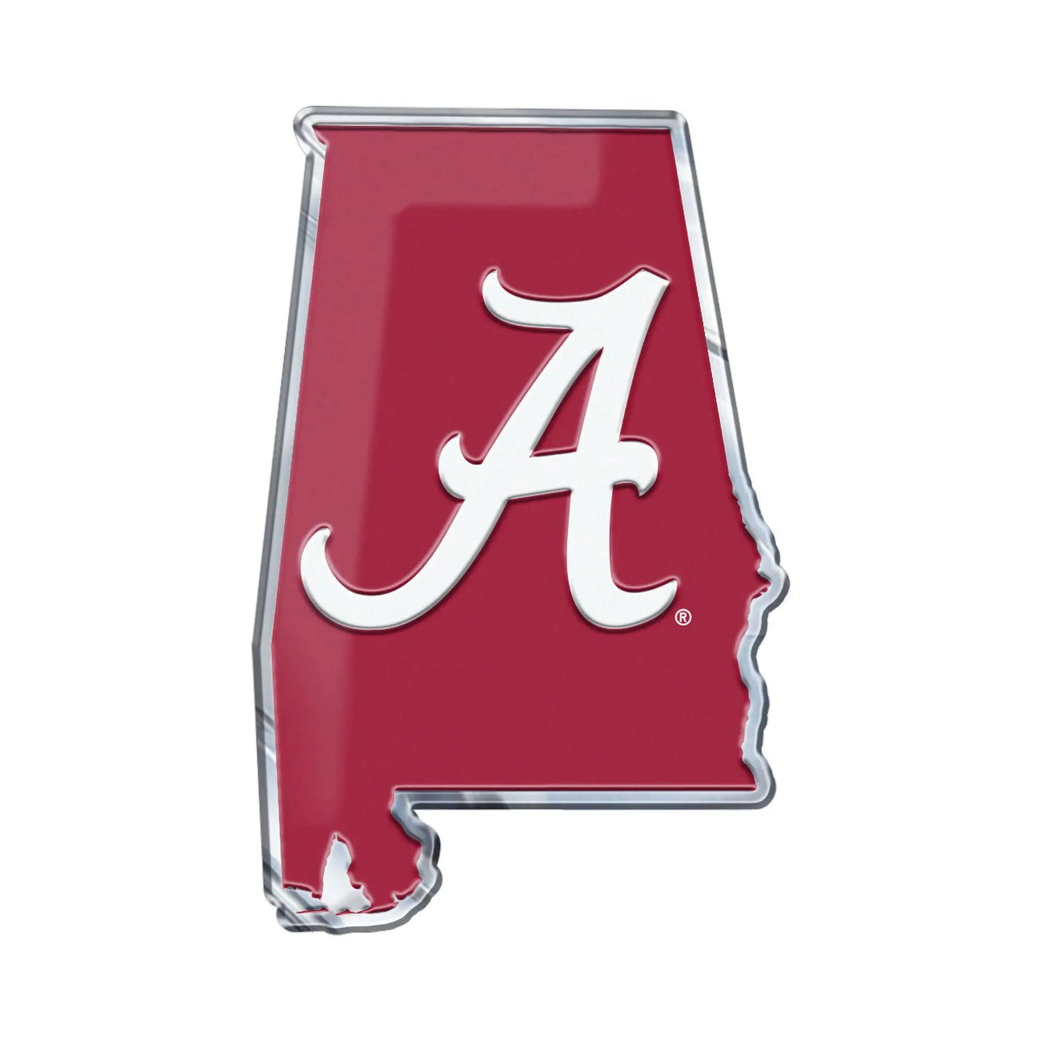 Fanmats Alabama Crimson Tide Embossed State Emblem - PinkPro Beauty Supply