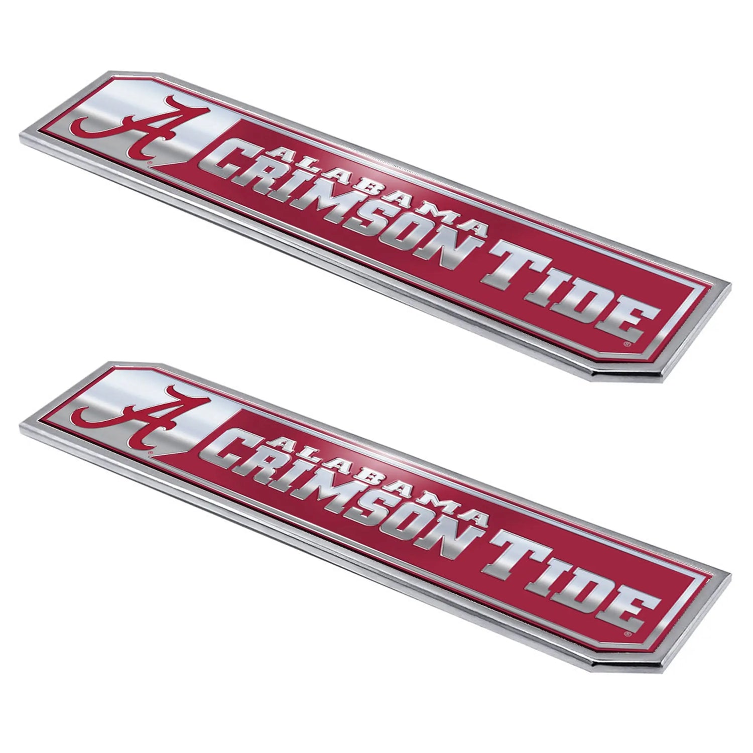 Fanmats Alabama Crimson Tide Embossed Truck Emblem 2pk Fanmats