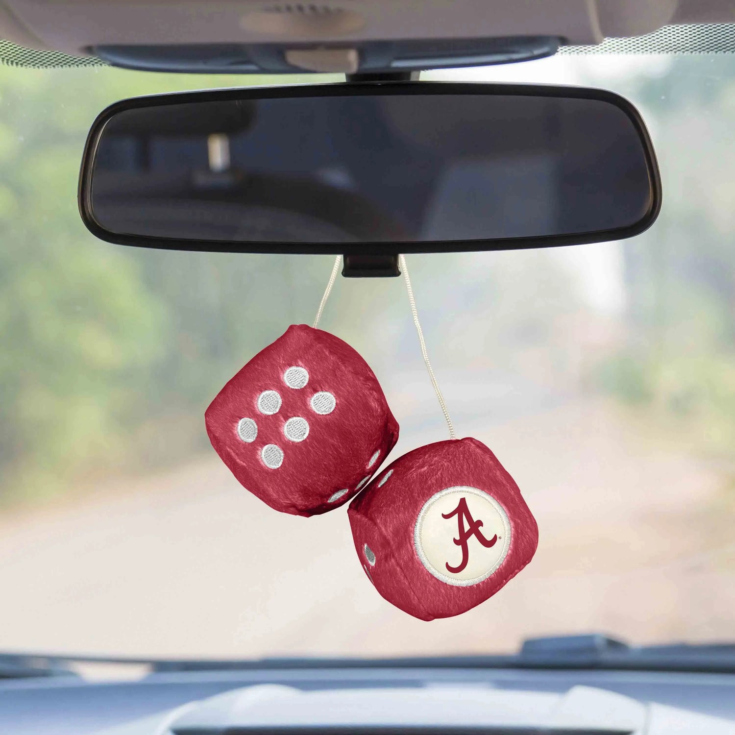 Fanmats Alabama Crimson Tide Fuzzy Dice Fanmats