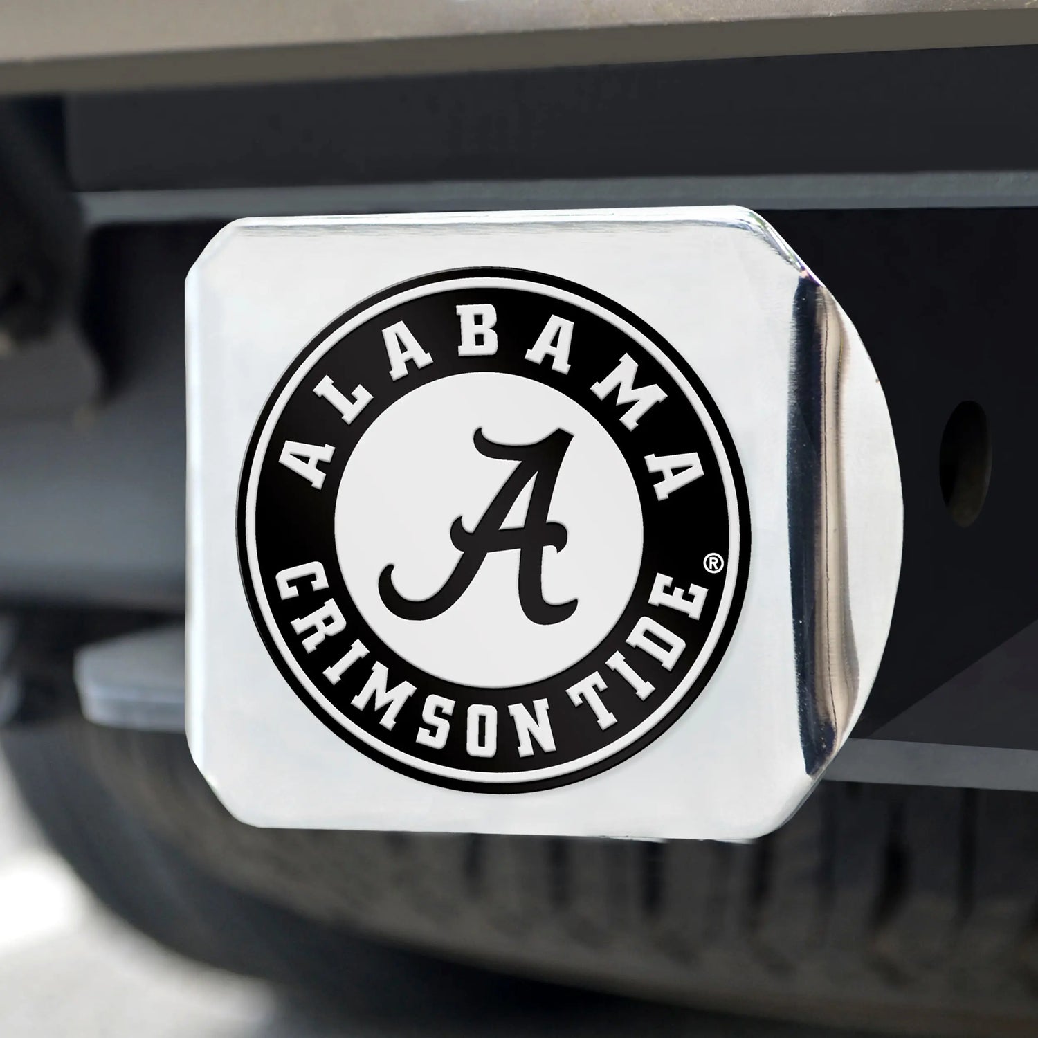 Fanmats Alabama Crimson Tide Hitch Cover - Chrome Fanmats