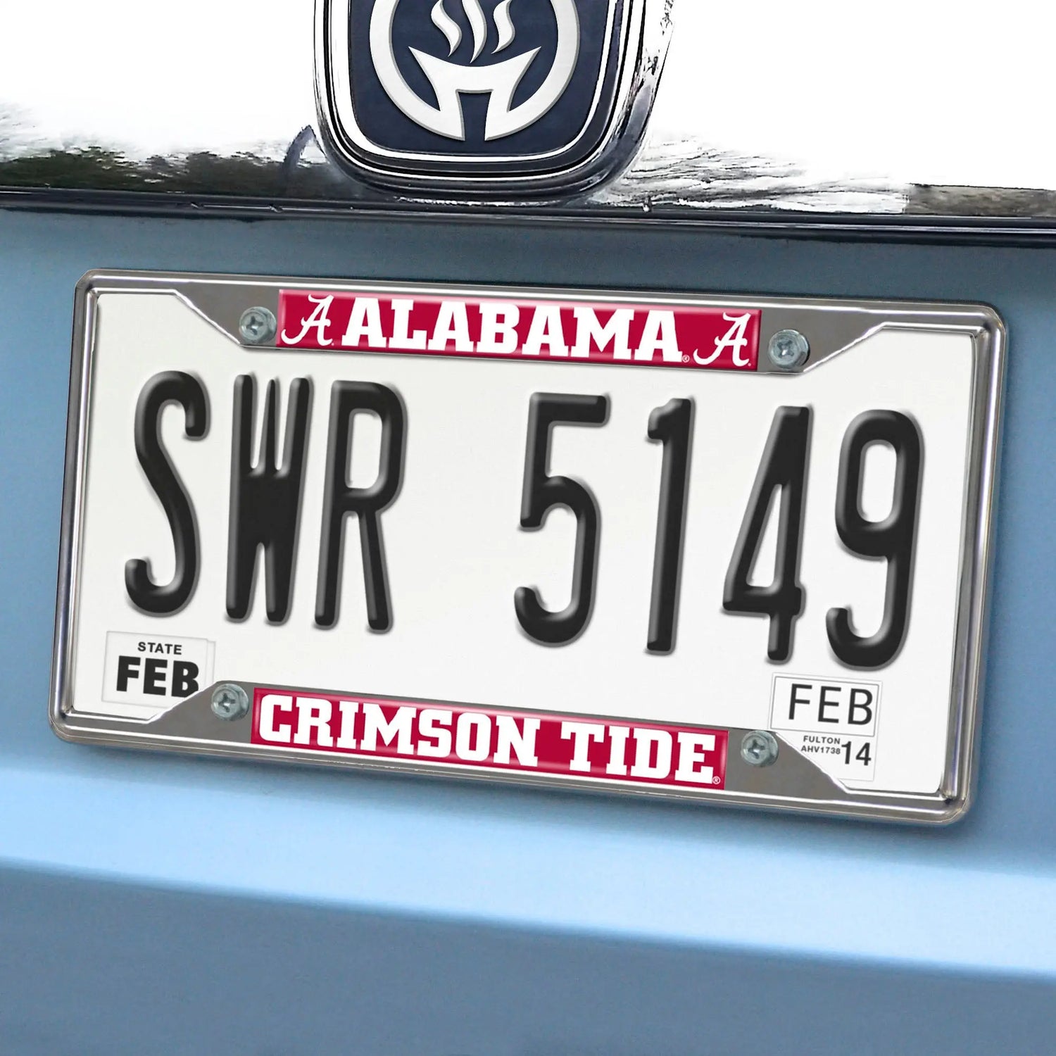 Fanmats Alabama Crimson Tide License Plate Frame - PinkPro Beauty Supply