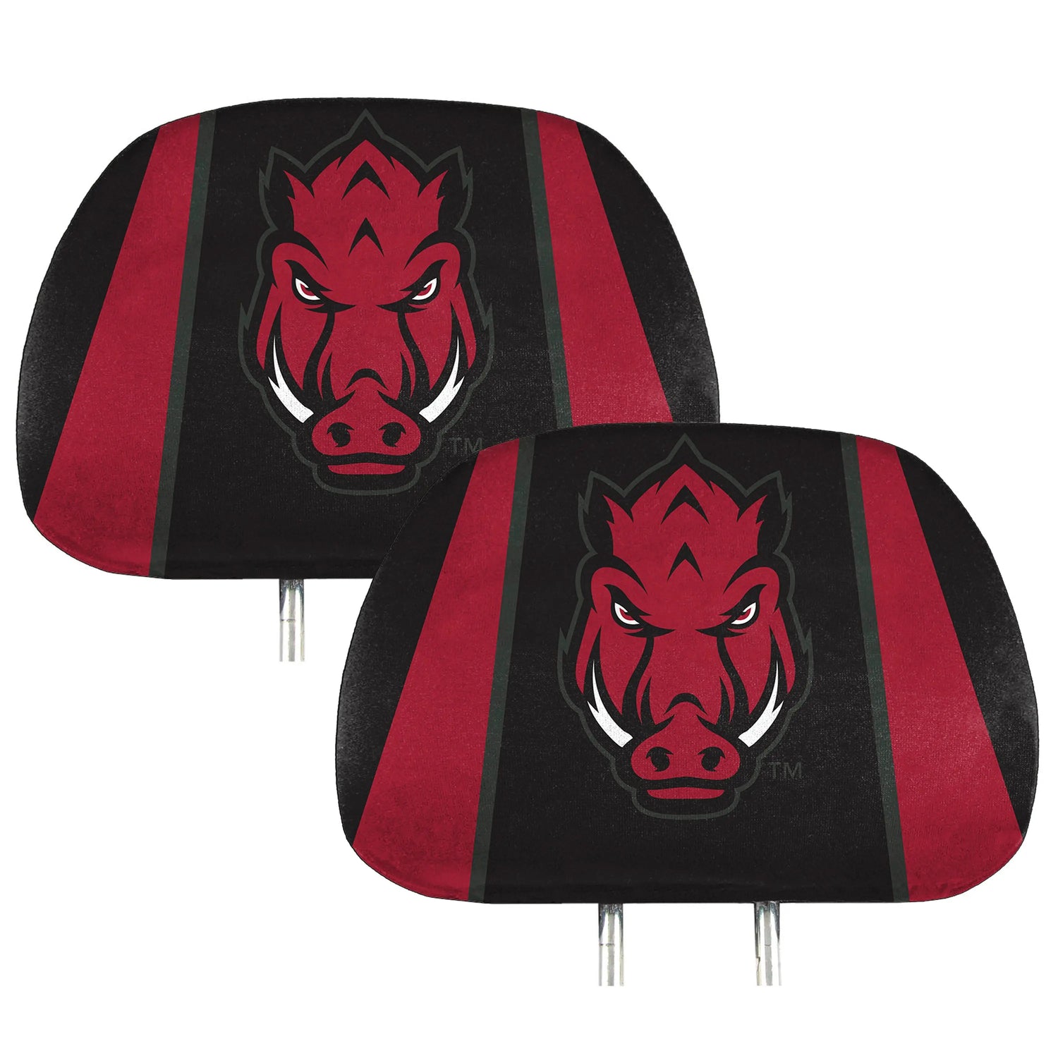 Fanmats Arkansas Razorbacks Printed Headrest Cover - PinkPro Beauty Supply