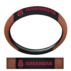 Fanmats Arkansas Razorbacks Sports Grip Steering Wheel Cover - PinkPro Beauty Supply