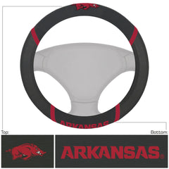 Fanmats Arkansas Razorbacks Steering Wheel Cover - PinkPro Beauty Supply