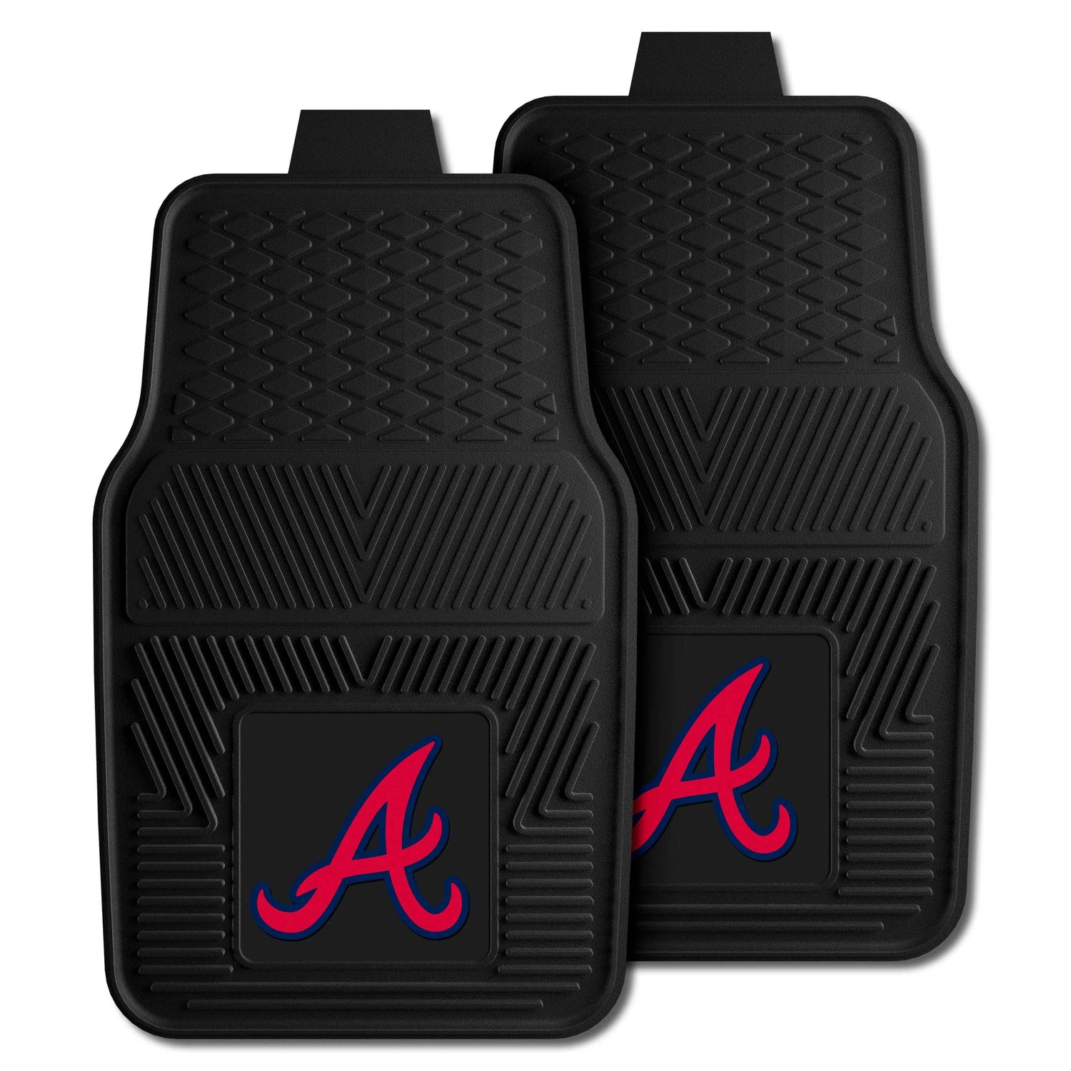 Fanmats Atlanta Braves 2pc Vinyl Car Mat Set Fanmats