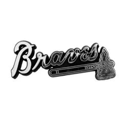 Fanmats Atlanta Braves Molded Chrome Emblem Fanmats