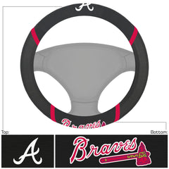 Fanmats Atlanta Braves Steering Wheel Cover - PinkPro Beauty Supply