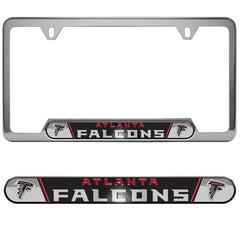 Fanmats Atlanta Falcons Embossed License Plate Frame - PinkPro Beauty Supply