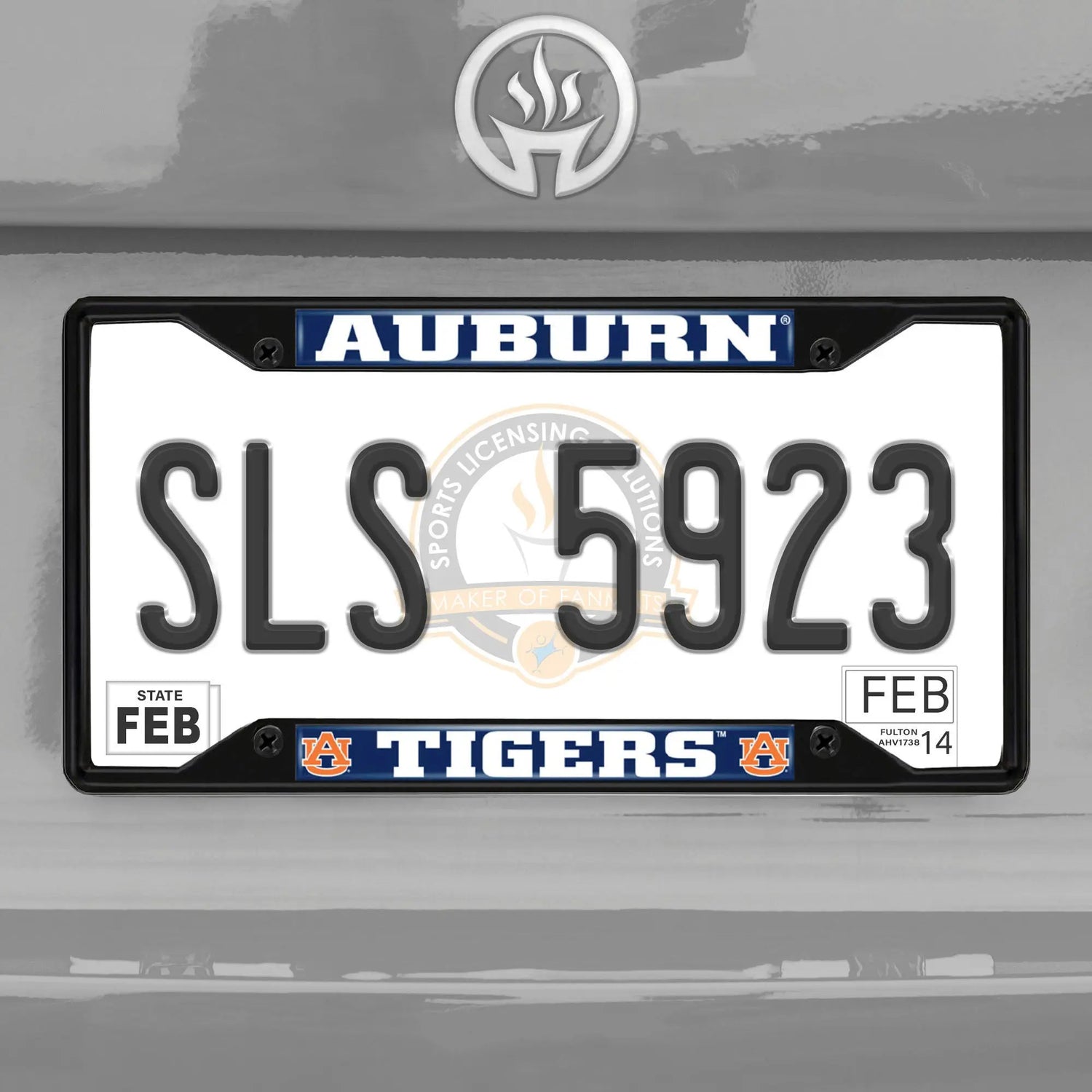 Fanmats Auburn Tigers License Plate Frame - Black Fanmats