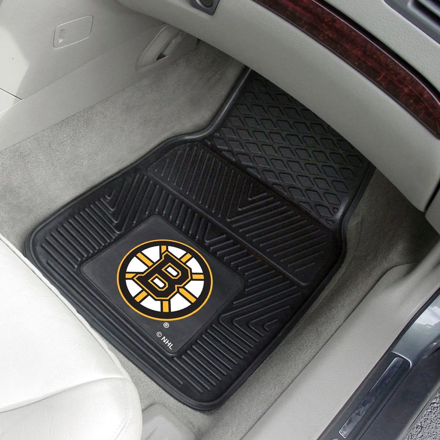 Fanmats Boston Bruins 2pc Vinyl Car Mat Set Fanmats