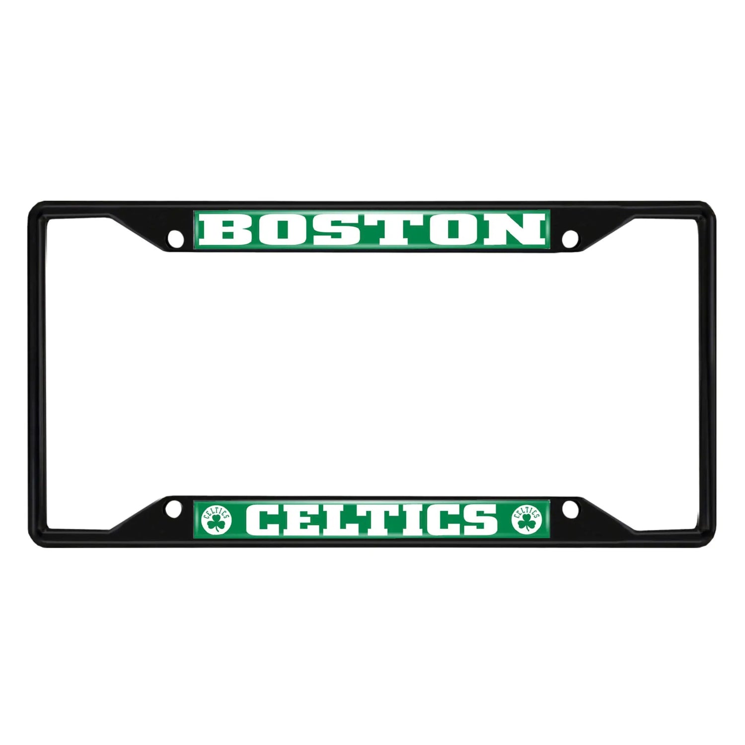 Fanmats Boston Celtics License Plate Frame - Black Fanmats