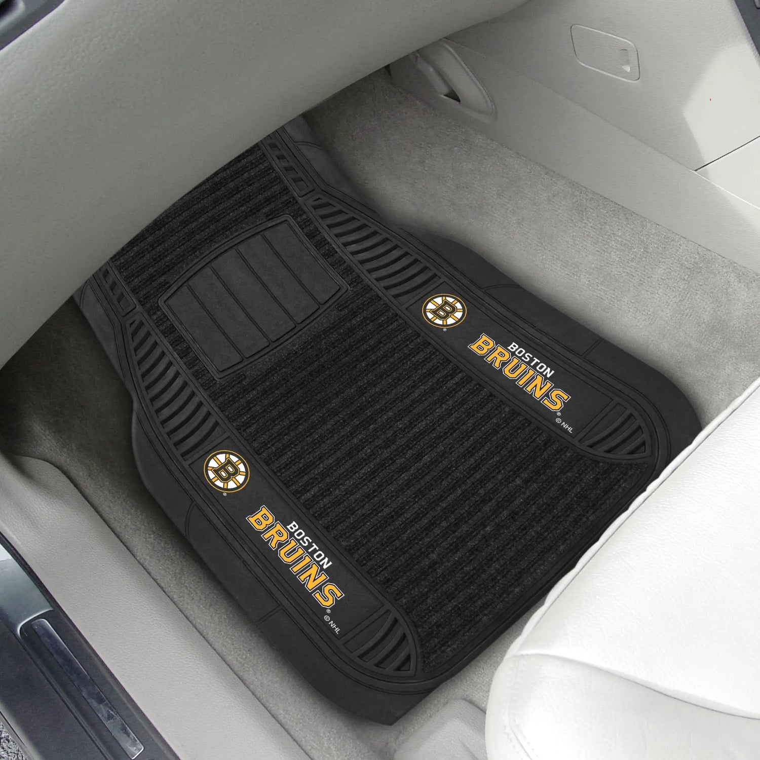 Fanmats Bruins 2pc Deluxe Car Mat Set Fanmats