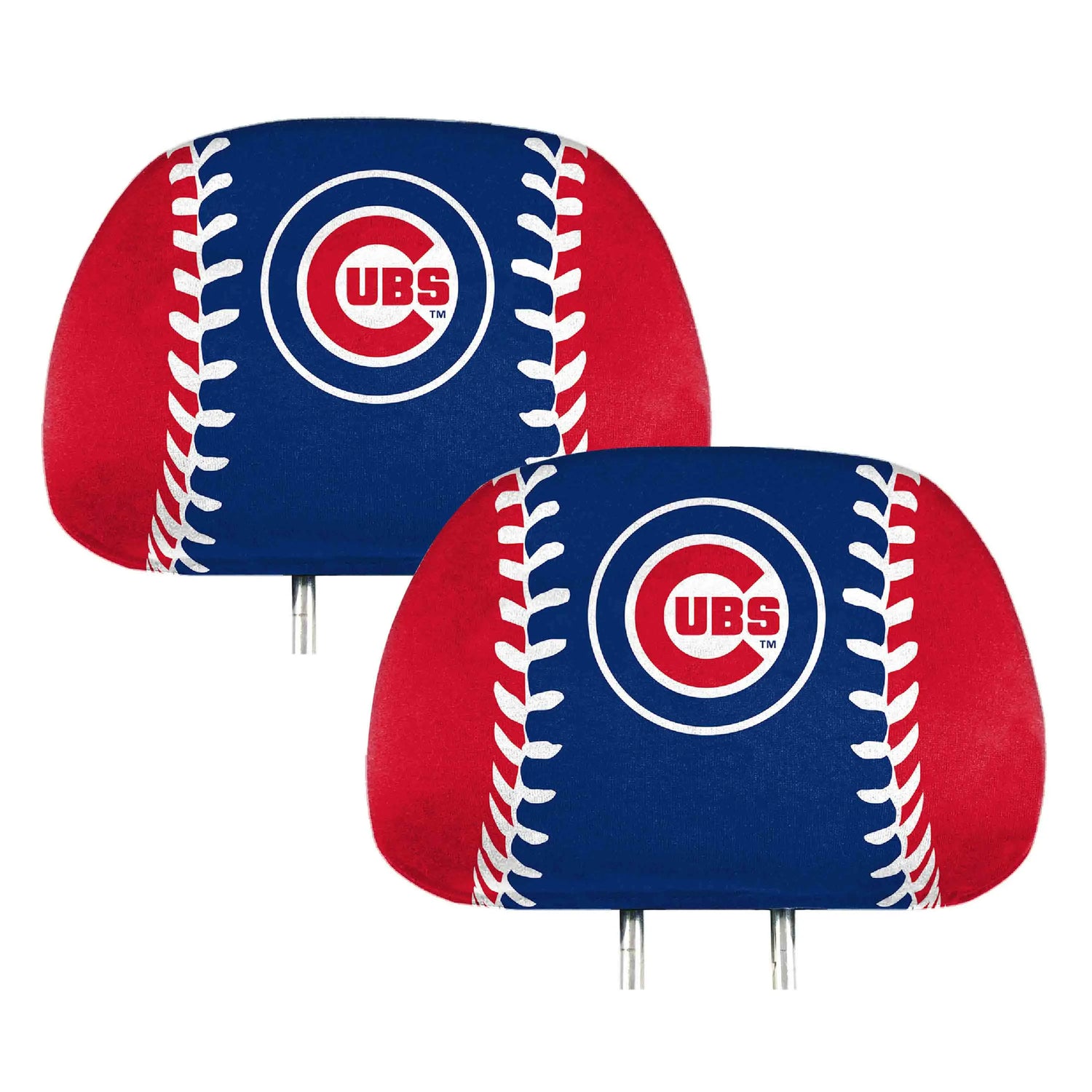 Fanmats Chicago Cubs Printed Headrest Cover Fanmats