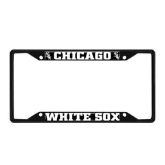 Fanmats Chicago White Sox License Plate Frame - Black Fanmats