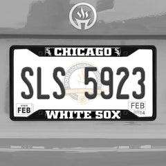 Fanmats Chicago White Sox License Plate Frame - Black Fanmats