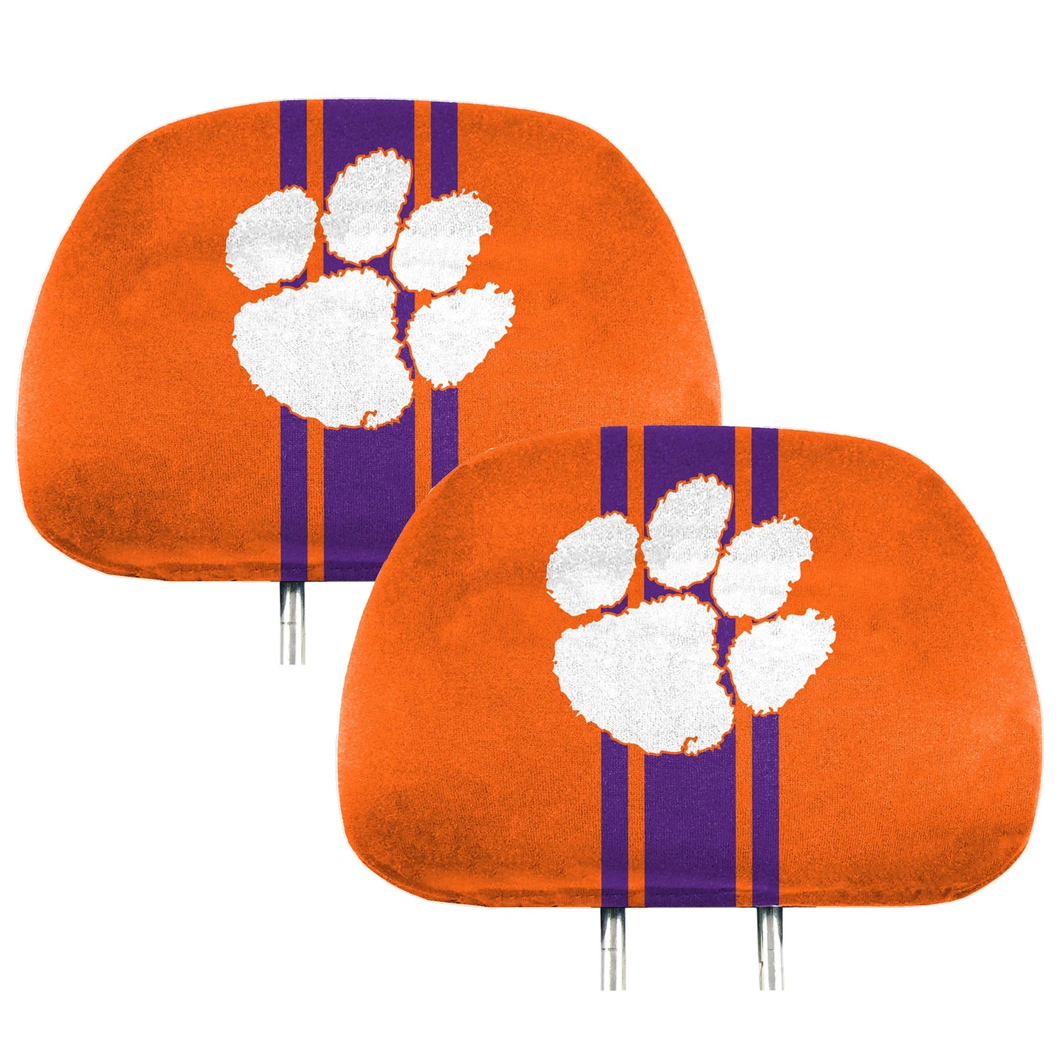 Fanmats Clemson Tigers Printed Headrest Cover Fanmats