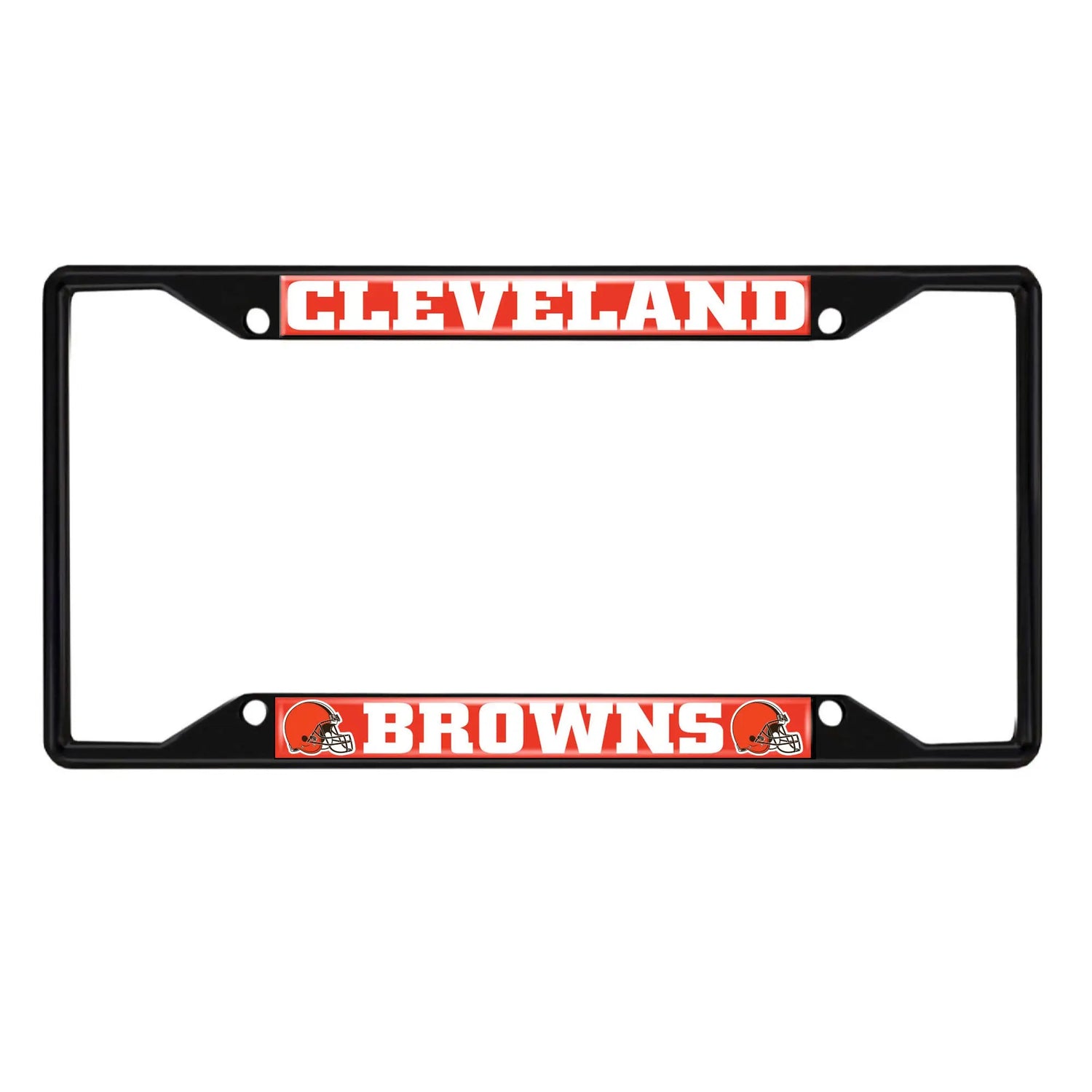 Fanmats Cleveland Browns License Plate Frame - Black Fanmats