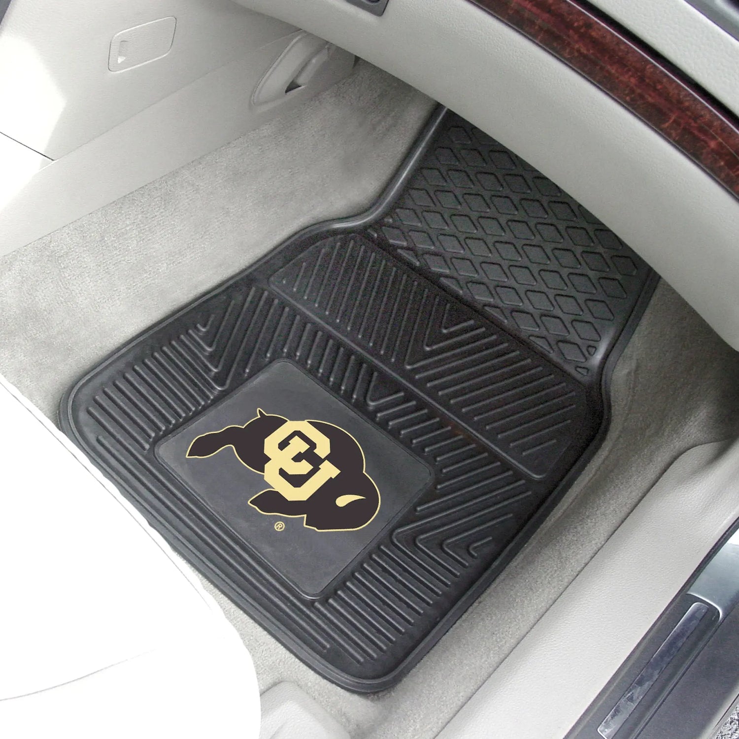 Fanmats Colorado Buffaloes 2pc Vinyl Car Mat Set Fanmats