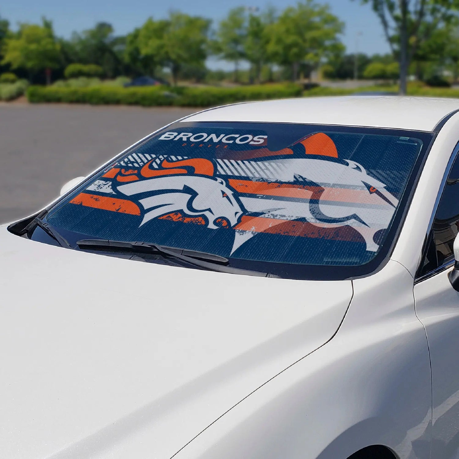 Fanmats Denver Broncos Auto Shade - PinkPro Beauty Supply