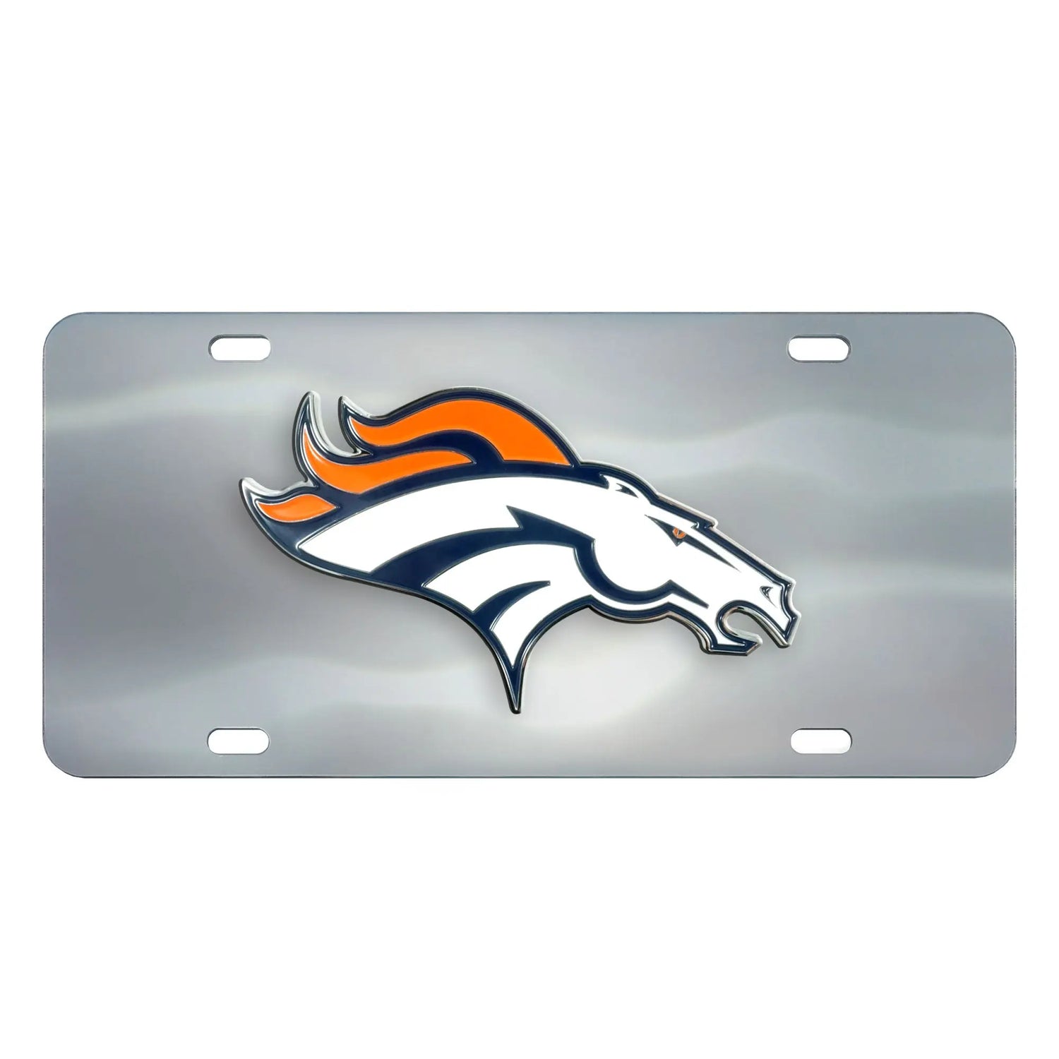 Fanmats Denver Broncos Diecast License Plate Fanmats