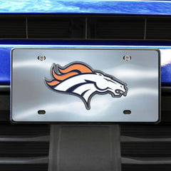 Fanmats Denver Broncos Diecast License Plate Fanmats