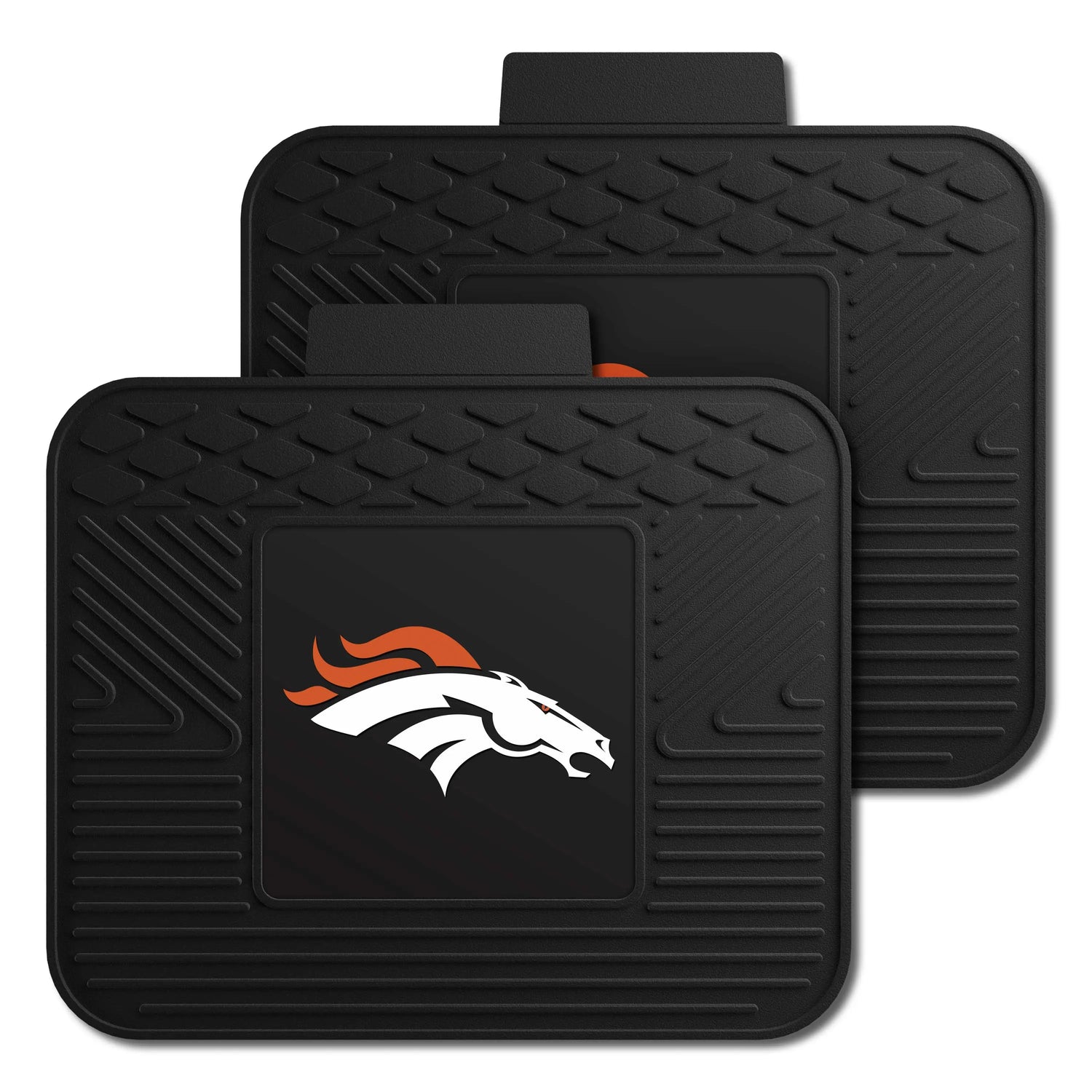 Fanmats Denver Broncos Utility Mat Set - PinkPro Beauty Supply