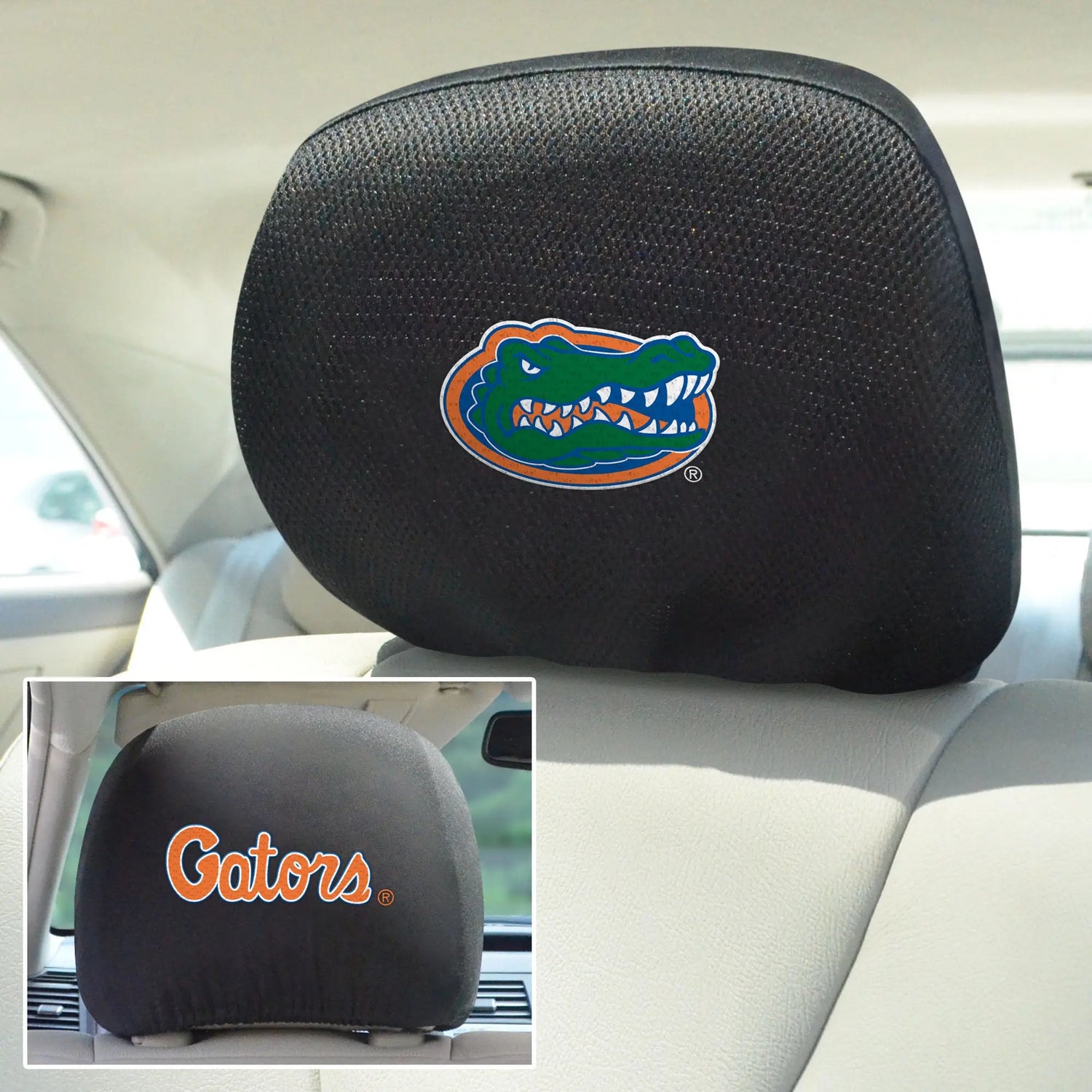 Fanmats Florida Gators Head Rest Cover - PinkPro Beauty Supply