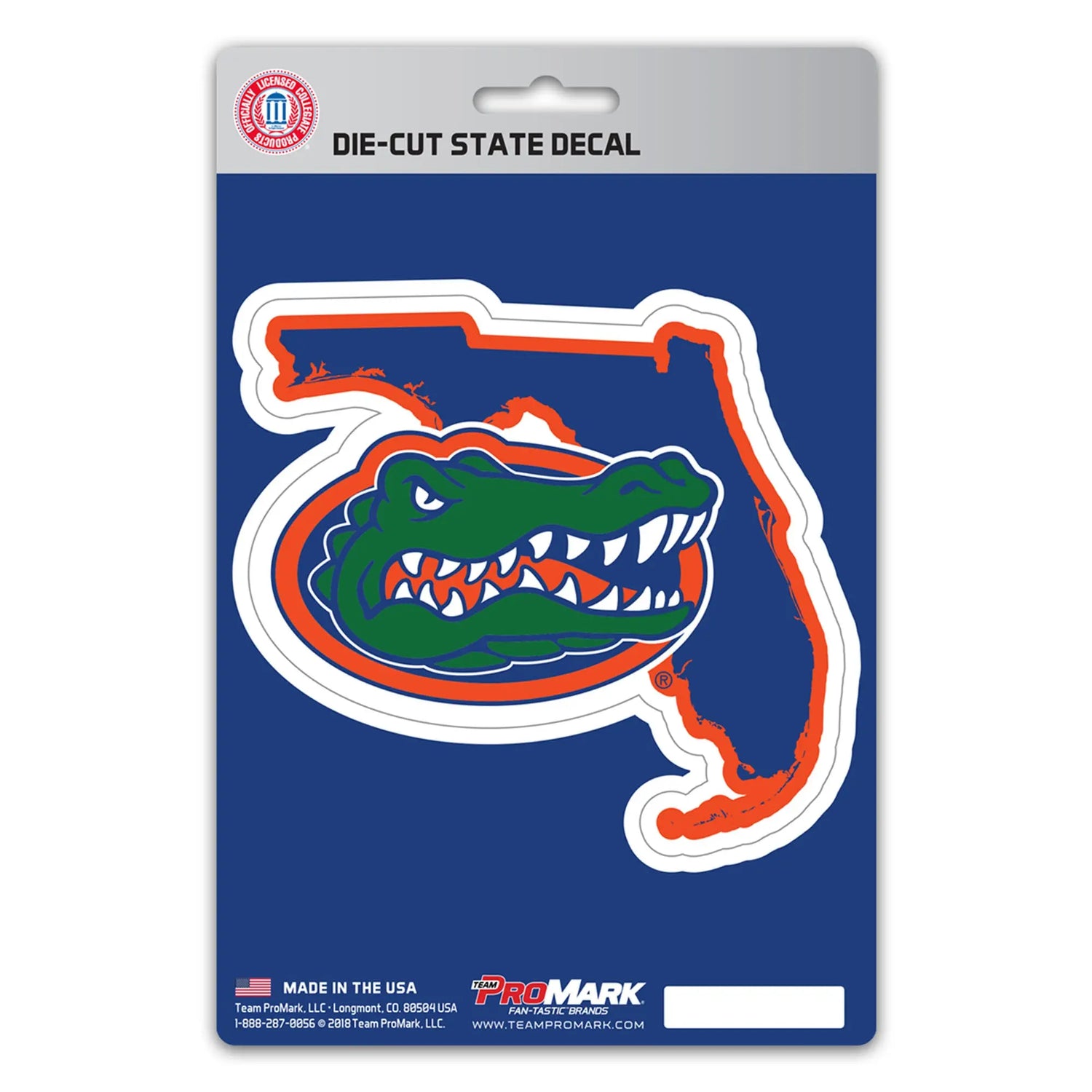 Fanmats Florida Gators State Shape Decal Fanmats