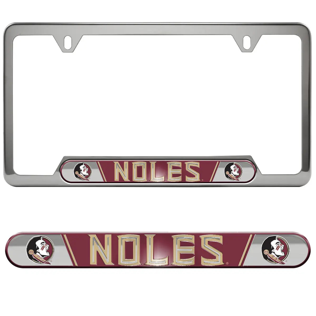 Fanmats Florida State Seminoles Embossed License Plate Frame - PinkPro Beauty Supply