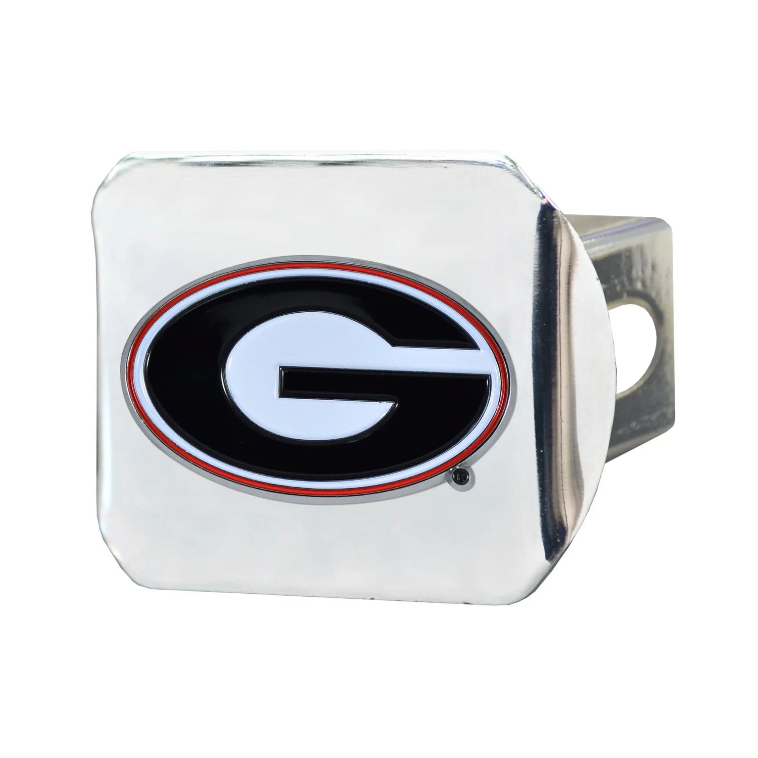 Fanmats Georgia Bulldogs Color Hitch Cover - Chrome Fanmats