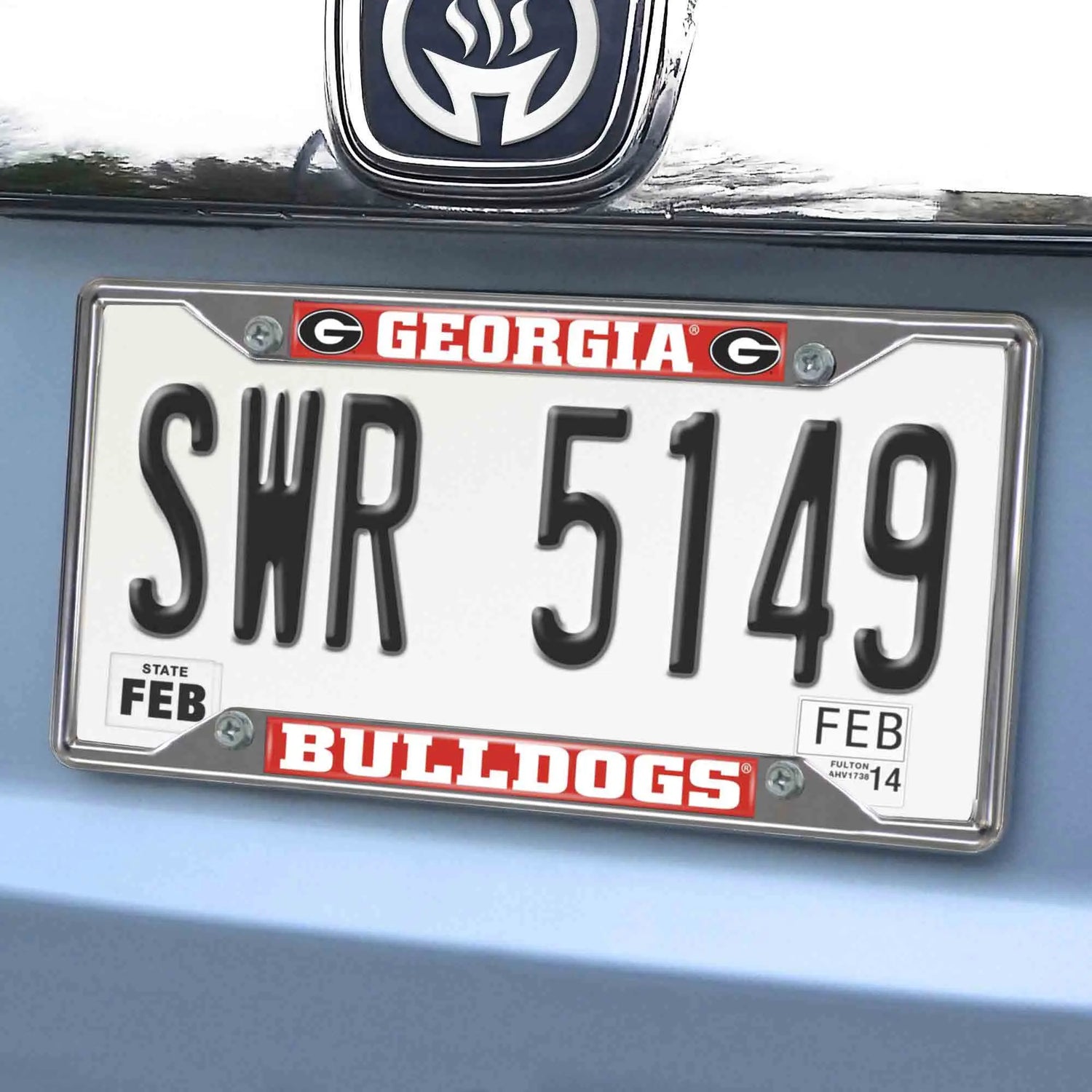 Fanmats Georgia Bulldogs License Plate Frame Fanmats