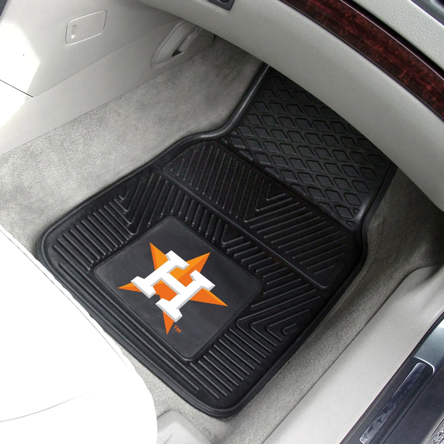 Fanmats Houston Astros 2pc Vinyl Car Mat Set Fanmats