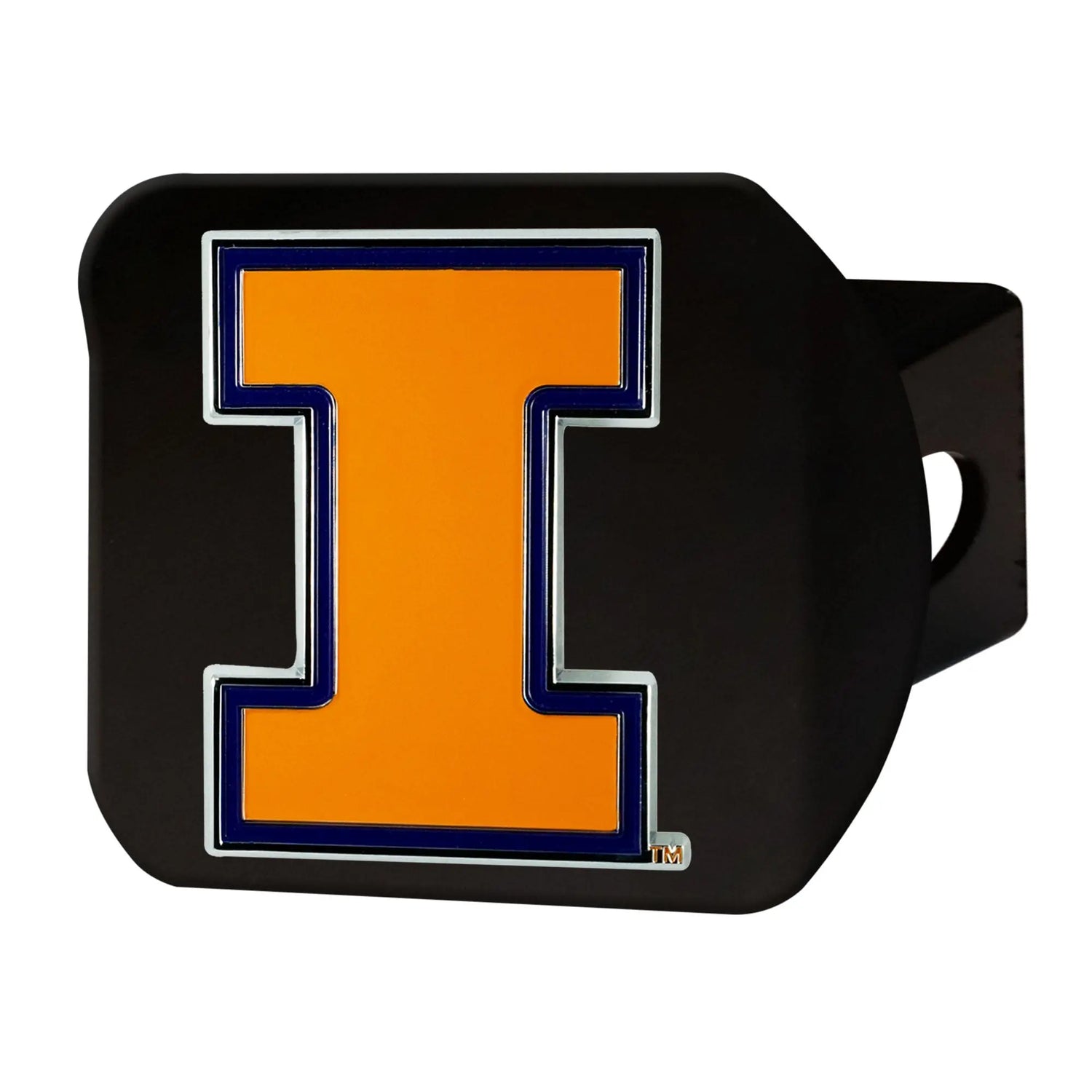 Fanmats Illinois Illini Color Hitch Cover - Black Fanmats